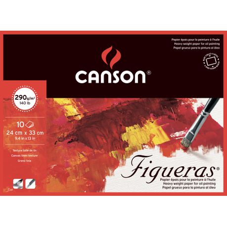 Canson Figueras Pad 4Sides 10S 24X33 290G