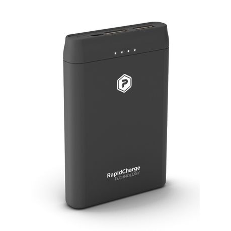 PowerPeak 5000mAh Power Bank - Black Buy Online in Zimbabwe thedailysale.shop