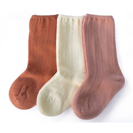 Baby Socks 100% Cotton - 3 Pack