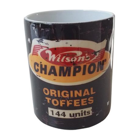 Vintage `Kitchen Tin` Coffee Mug - Wilson Toffee Original Mug