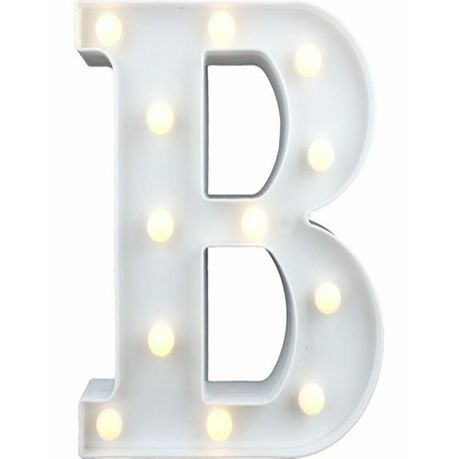 LED Lights Letter -B Buy Online in Zimbabwe thedailysale.shop