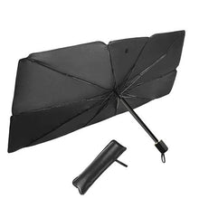 Load image into Gallery viewer, Car Windshield Sun Shade Foldable Umbrella
