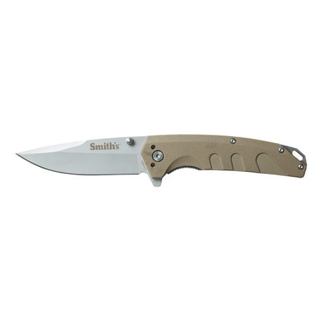 Smiths Knife Rally Desert Tan 3,4 inch Blade