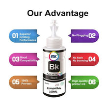 Load image into Gallery viewer, Universal Ink Compatible For Brother Tank Printers-Black 100ML
