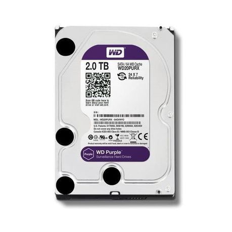 WD Purple 2TB 3.5 SATA 64MB Cache Hard Disk Drive