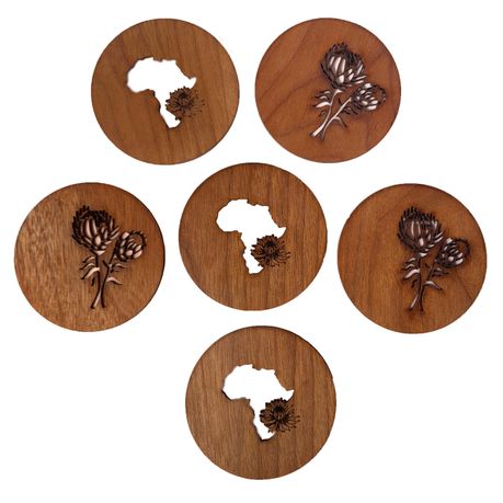 Africa Protea Coasters Buy Online in Zimbabwe thedailysale.shop