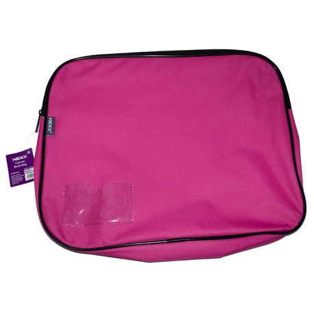 NEXX Canvas Gusset Book Bag (Pink)