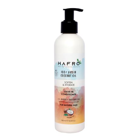 HAFRO Leave In Conditioner (with Virgin Coconut, Jojoba & Avocado Oils) - 250ml Buy Online in Zimbabwe thedailysale.shop