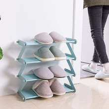 Load image into Gallery viewer, 4-Tier Z Shaped Shoe Rack - Blue
