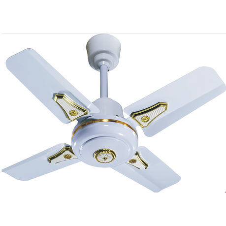 Compact 24 Inch Ceiling Fan - White