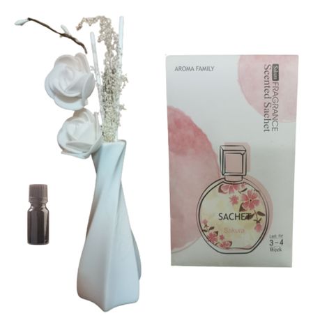 Aroma Diffuser Reeds with Refill and added Fragrance Sachet-DL084 Buy Online in Zimbabwe thedailysale.shop