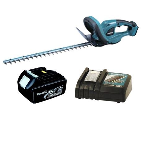 Makita - Hedge Trimmer DUH523Z with 1 x Battery and 1 x Compact Charger Buy Online in Zimbabwe thedailysale.shop