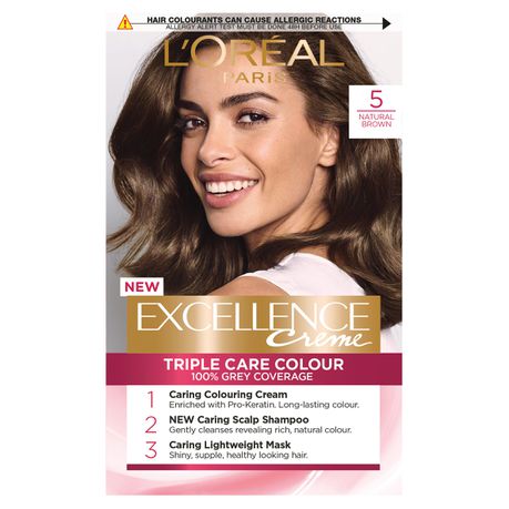 LOreal Excellence Creme 5 Natural Brown Buy Online in Zimbabwe thedailysale.shop