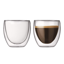 Load image into Gallery viewer, Soul Lifestyle 250ml Double Wall Glass Mug Set of 2
