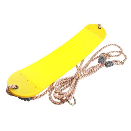 Swing Seat with Rope Length Adjustable Yellow Buy Online in Zimbabwe thedailysale.shop