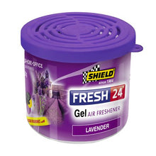 Load image into Gallery viewer, Shield - Fresh 24 Gel Air Freshener 80 G - Lavender - 12 Pack
