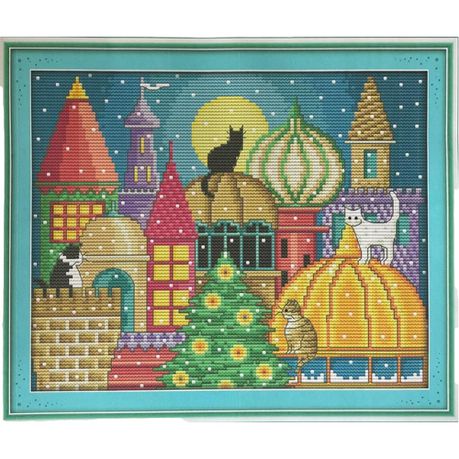 Cat City Cross Stitch