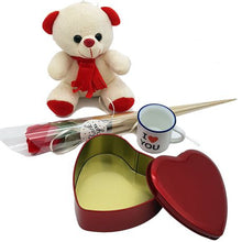 Load image into Gallery viewer, Valentines Day Gift Set- Rose Teddy Cup Heart
