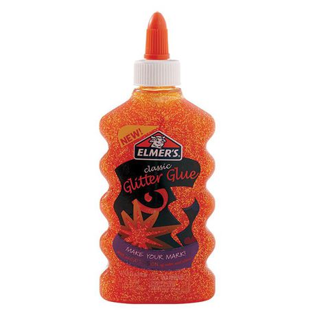 Elmers Glitter Glue orange 177ml