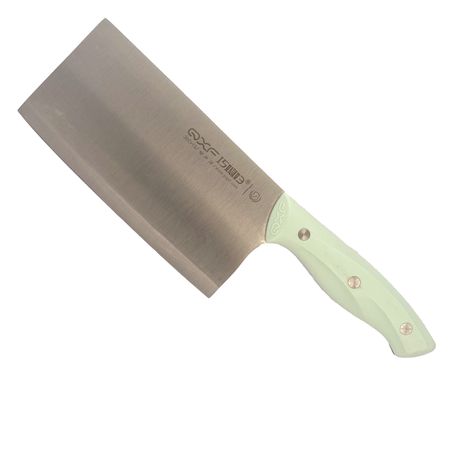 Heavy Duty Solid Butcher Meat Cleaver Knife 8 inch – Green Handle Buy Online in Zimbabwe thedailysale.shop