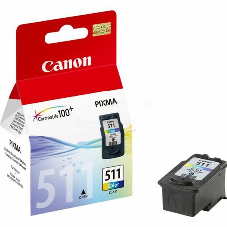 Canon CL-511 Dye Ink Cartridge - Tri-Colour Buy Online in Zimbabwe thedailysale.shop