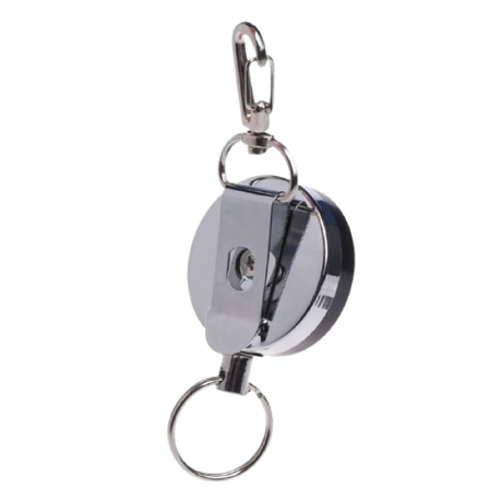 Fishing Zinger Retractor Key Ring Reel Holder