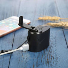 Load image into Gallery viewer, Techme Portable 5.5V USB Emergency Charger Hand Crank Charger
