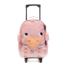 Load image into Gallery viewer, Les Deglingos Wheelie Travel Bag - 47cm - Pomelos the Ostrich
