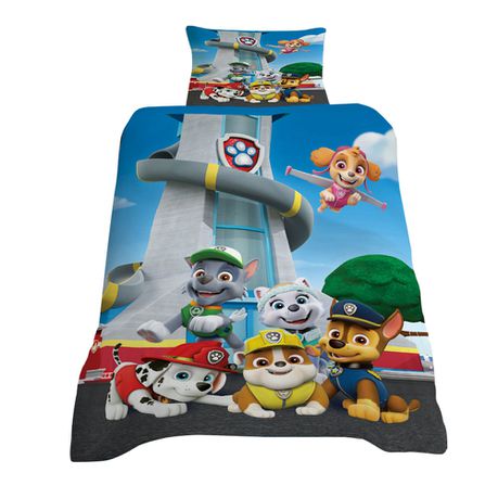 Paw Patrol 3D Printed Single Bed Duvet Cover Set Buy Online in Zimbabwe thedailysale.shop