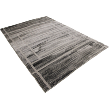 Load image into Gallery viewer, Modern Polyester Rug in Grey Black And White
