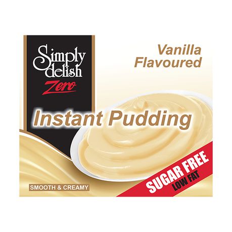 Simply Delish - Zero Instant Pudding - Vanilla - Sugar Free - 6 pack