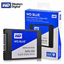 Load image into Gallery viewer, Western Digital® Blue 2.5 500GB SATA3 3D NAND Solid State Drive
