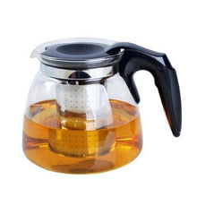 Load image into Gallery viewer, 1.1L Glass Tea Pot with Stainless Steel Mesh Infuser / Strainer / Filter
