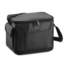 Load image into Gallery viewer, 6 Pack Cooler Bag or Lunch Bag with Shoulder Strap - Black - 3 Pack
