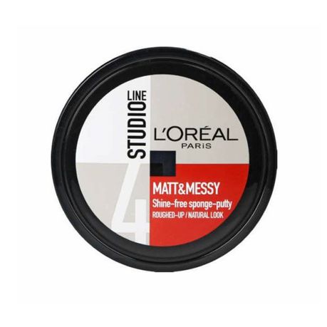 LOreal Studio Line - Matt Messy Hair Sponge Putty 150ml Buy Online in Zimbabwe thedailysale.shop