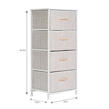 Load image into Gallery viewer, Gretmol Drawer Storage Cabinet - Light Grey &amp; White
