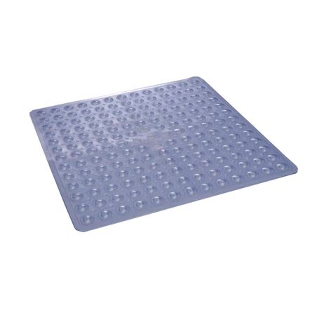 Non-Slip PVC Bathroom Bath/Shower Mat Polka Dot Texture Navy Square Buy Online in Zimbabwe thedailysale.shop