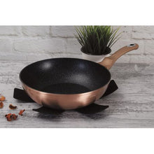 Load image into Gallery viewer, Berlinger Haus 28cm Marble Coating Wok - Rose Gold Collection
