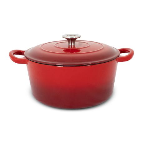 Megamaster Enamel Series Round Braai pot Buy Online in Zimbabwe thedailysale.shop