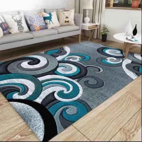 200cm by 150cm - Modern 3D Geometric Design Area 2 Rug Buy Online in Zimbabwe thedailysale.shop