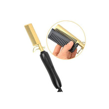 Load image into Gallery viewer, Electric Hair Hot Comb  - 2 in 1 Straightener/Curling iron by Style It
