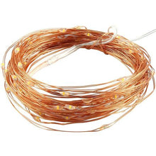 Load image into Gallery viewer, Copper Wire Fairy Lights Warm White - Battery Operated -10m
