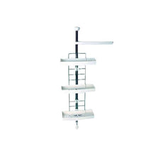 Load image into Gallery viewer, Adjustable Kitchen Folding Cabinet Pole Shelf - White
