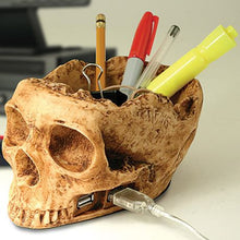 Load image into Gallery viewer, 4 Port USB Skull Hub
