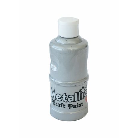 Metallic Craft Paint Silver 250ml