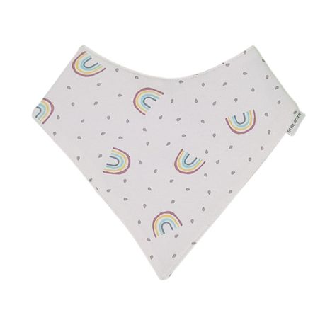 little acorn - Rainbows Waterproof Bandana Dribble Bib