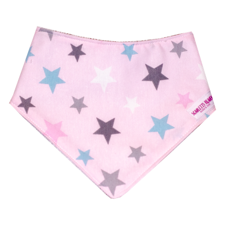 Bandana Bib Pink Stars