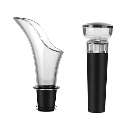 Wine Bottle Stopper and Wine Aerator Pourer Buy Online in Zimbabwe thedailysale.shop