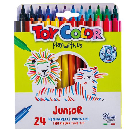 Toy Colour Fibre Pens: 24 Colours Buy Online in Zimbabwe thedailysale.shop