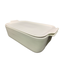 Load image into Gallery viewer, Casserole 29x16.5x8cm Porcelain White With Lid Zlf-R023
